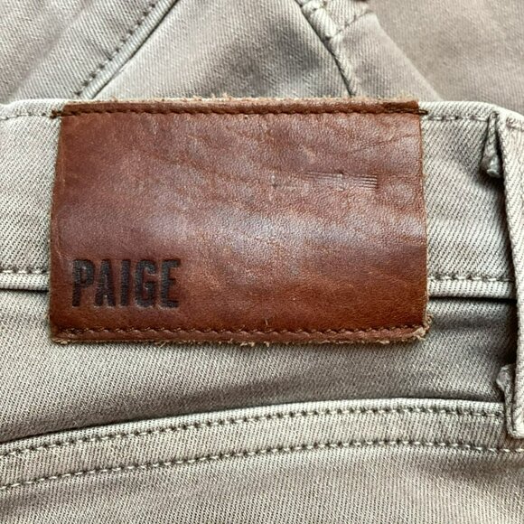 Paige Federal Slim Straight Jeans Mens 30 Tanned Saddle - Picture 13 of 13